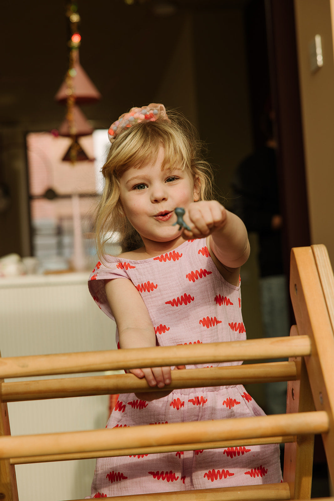 Lous jumpsuit roze Giant steps