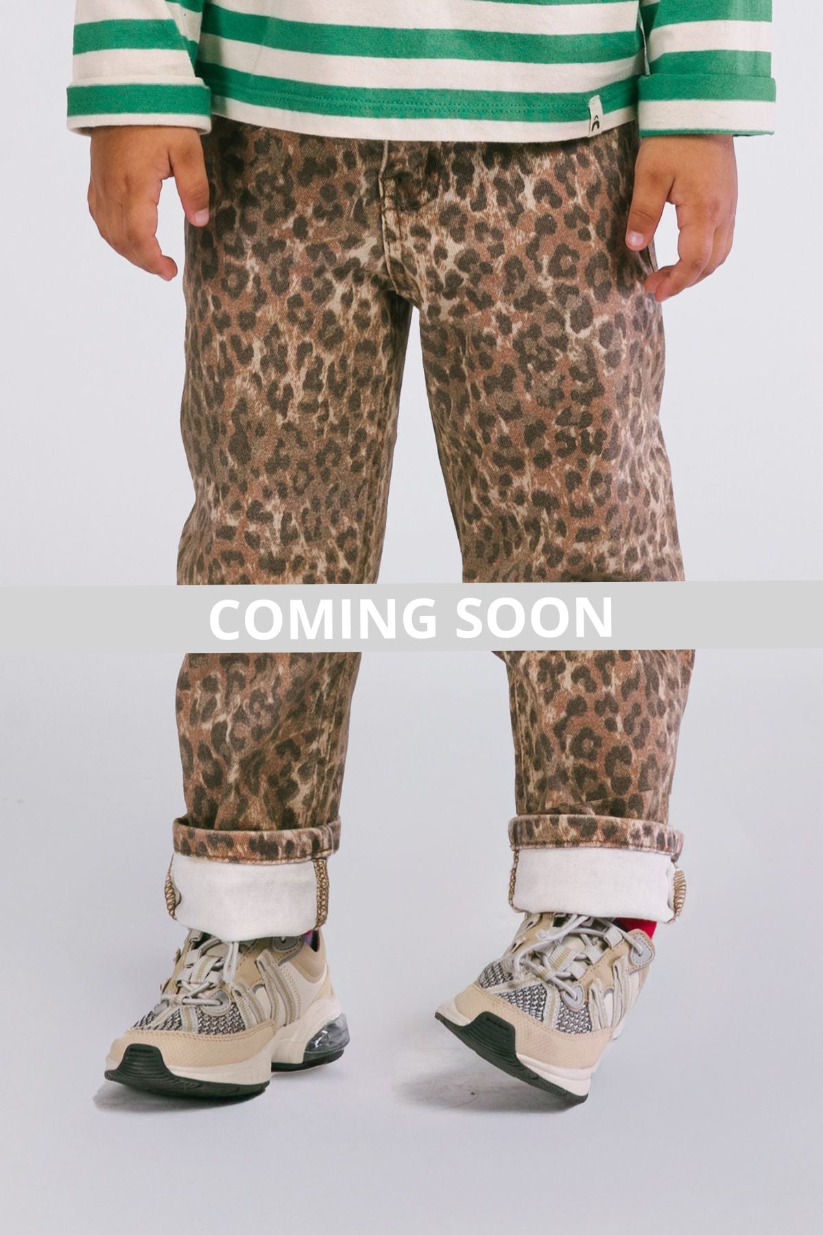 Riley Denim Broek Leopard