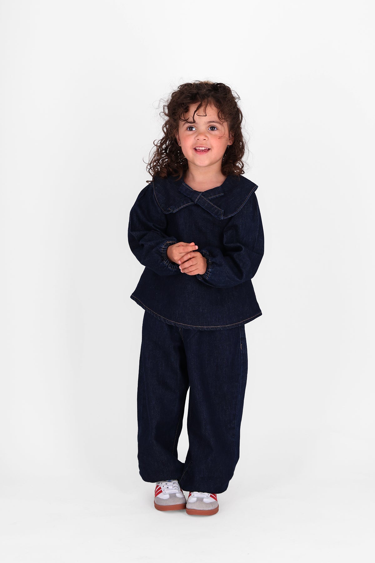 STIJE DENIM PANTS DONKERBLAUW BOLD COLORS