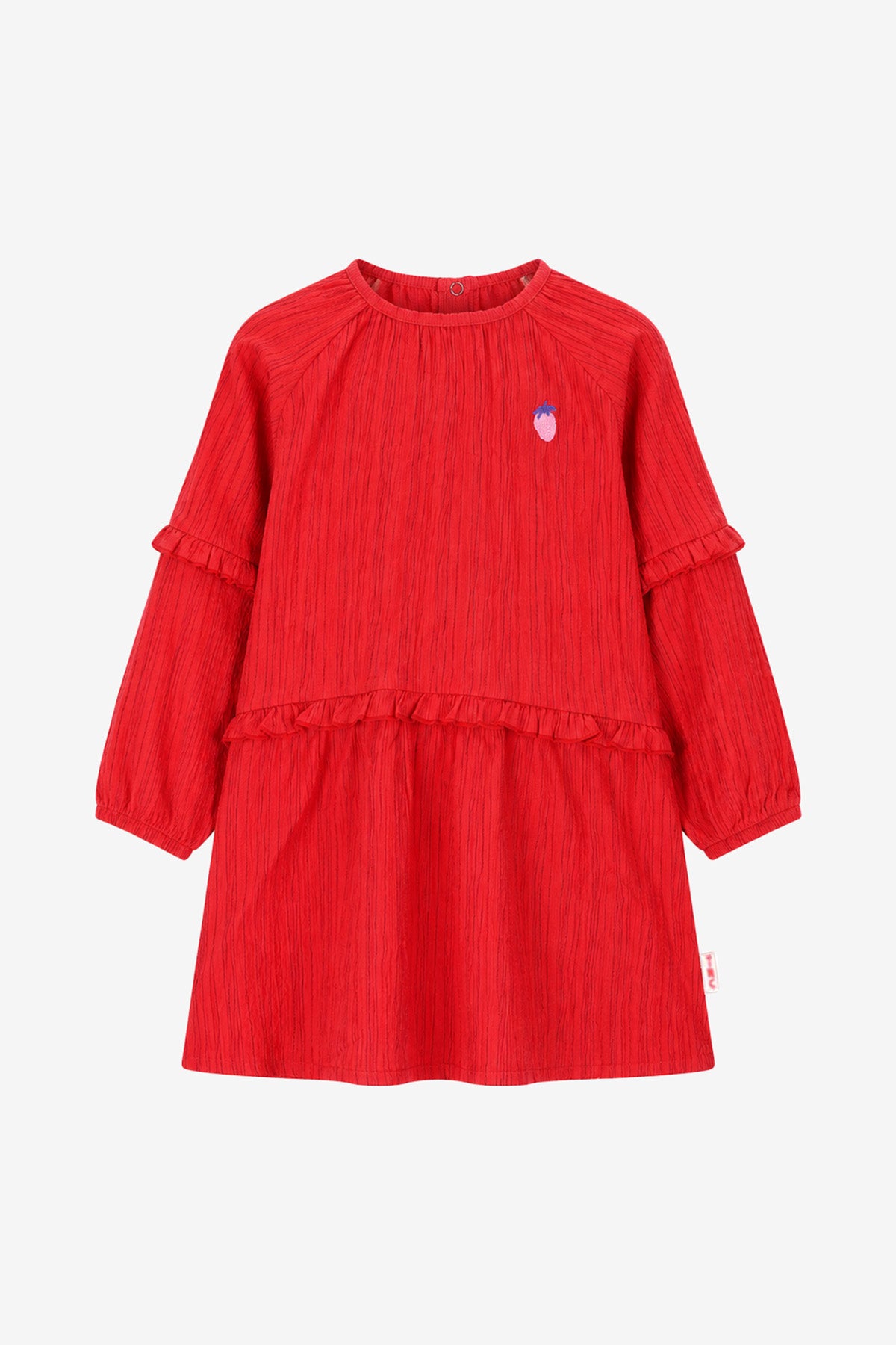 VALERIE DRESS RED BOLD COLORS