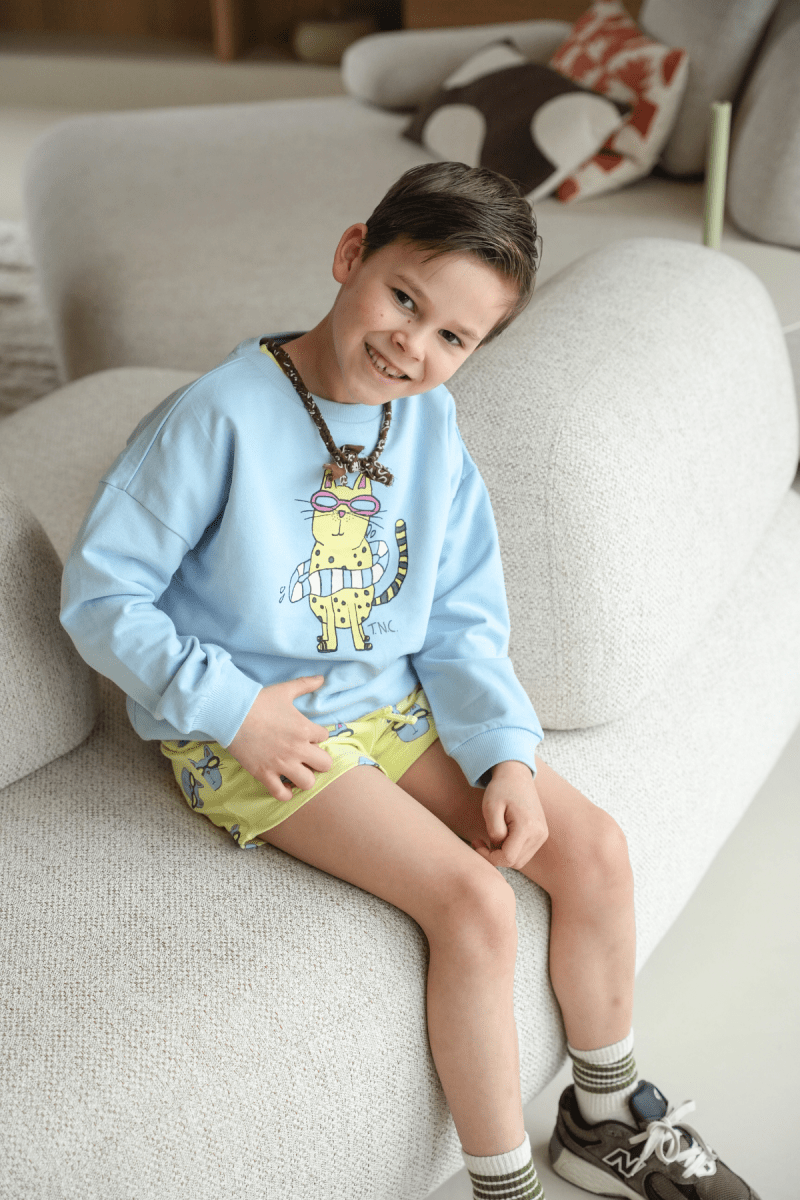 Billie sweater blauw vacances - The New Chapter Store