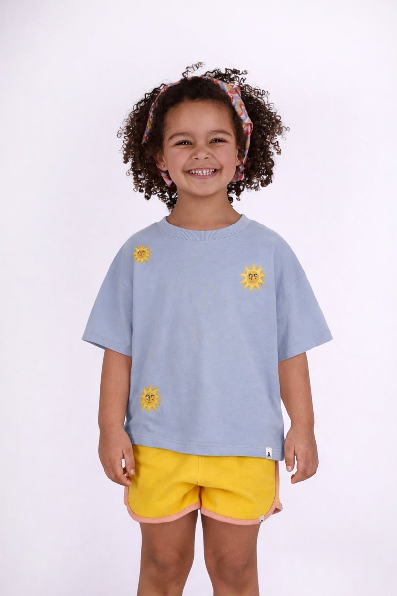 Bo T-shirt blauw Solshine - The New Chapter Store