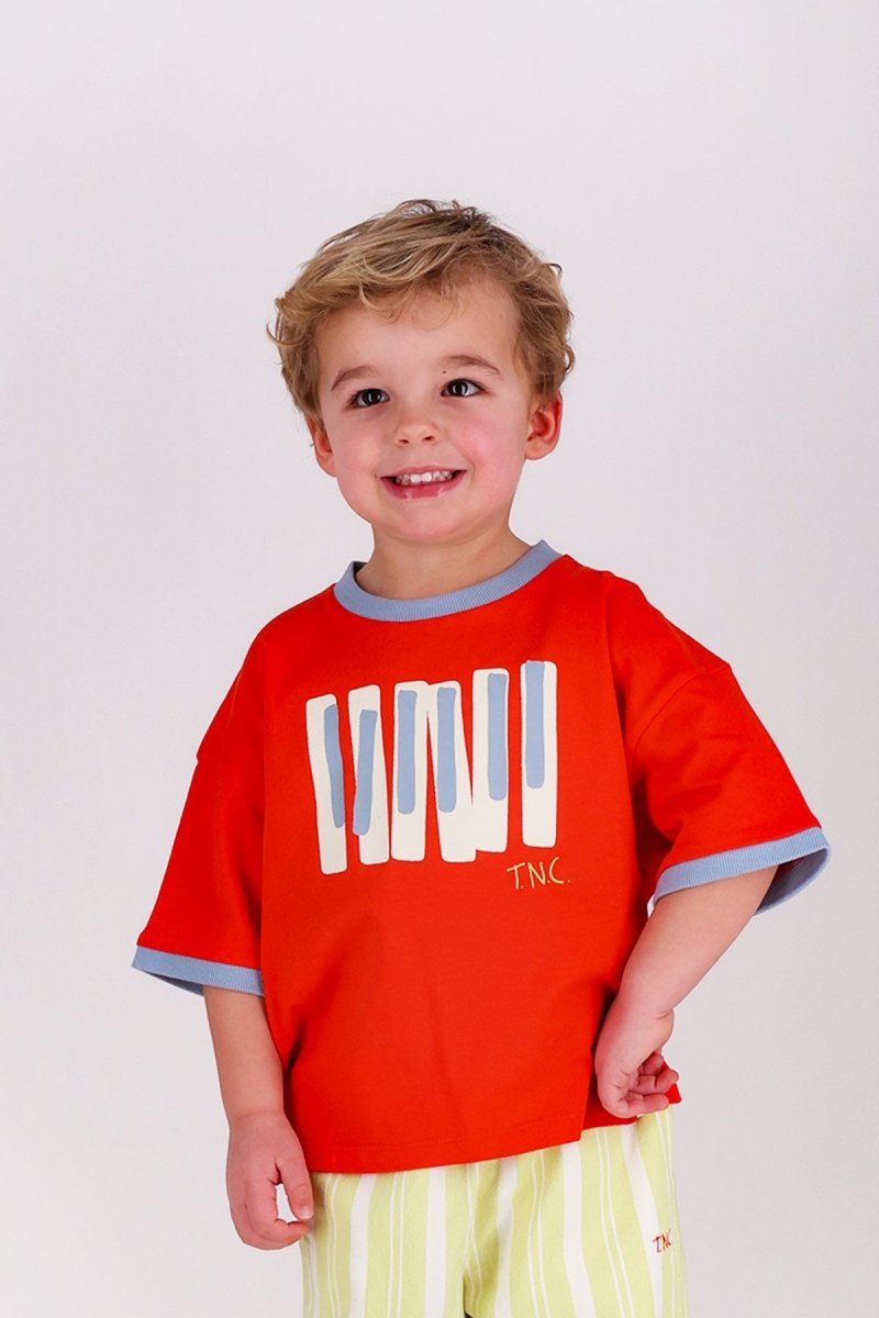 Bo T-shirt rood Giant steps - The New Chapter Store