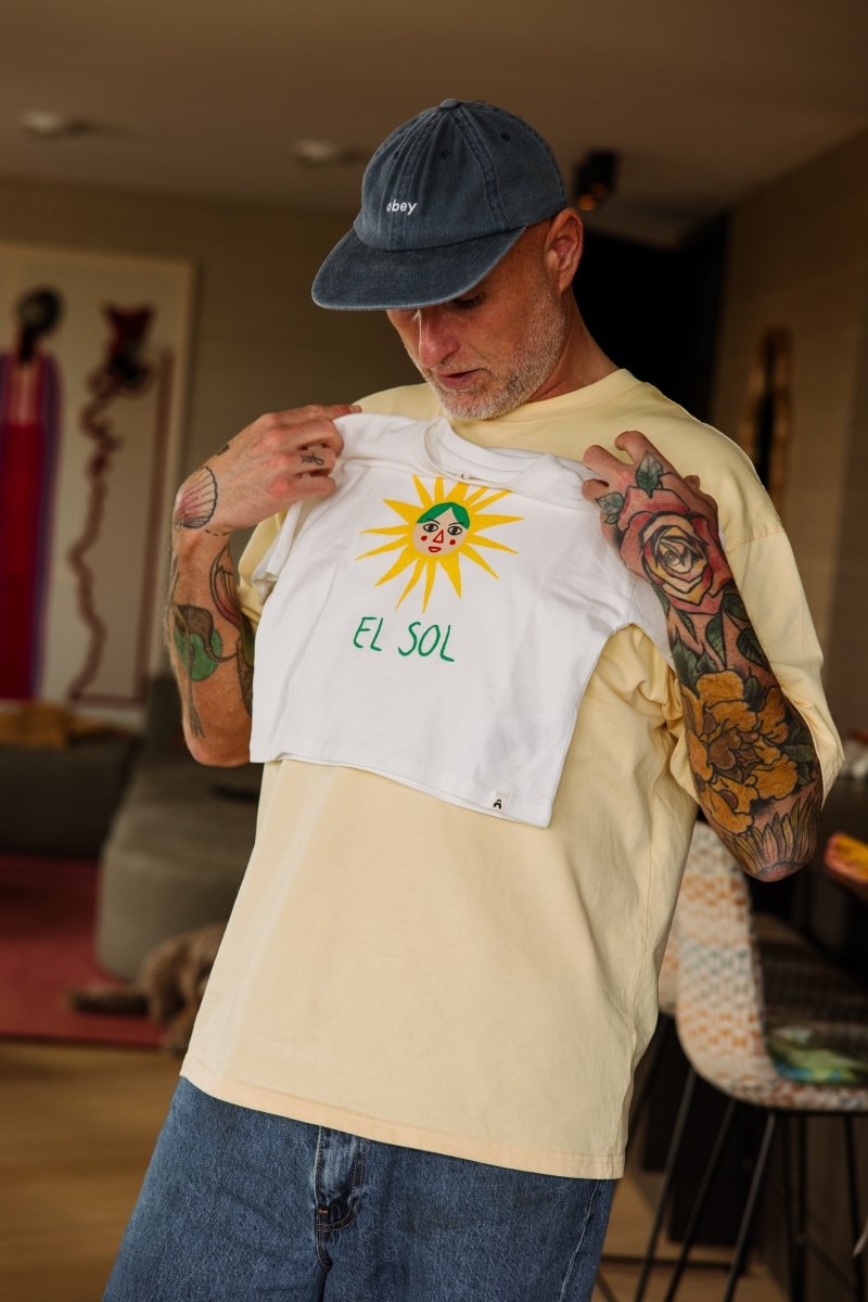 Bo T-shirt wit Solshine - The New Chapter Store