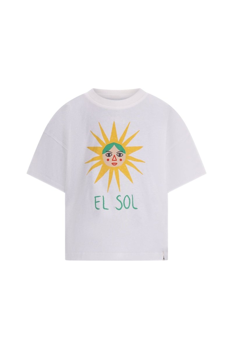 Bo T-shirt wit Solshine - The New Chapter Store