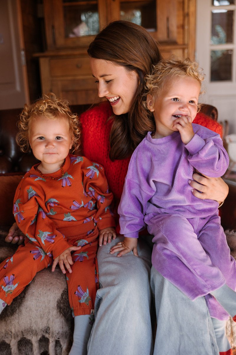 Bobbie Sweater Paars Bellflower - The New Chapter Store