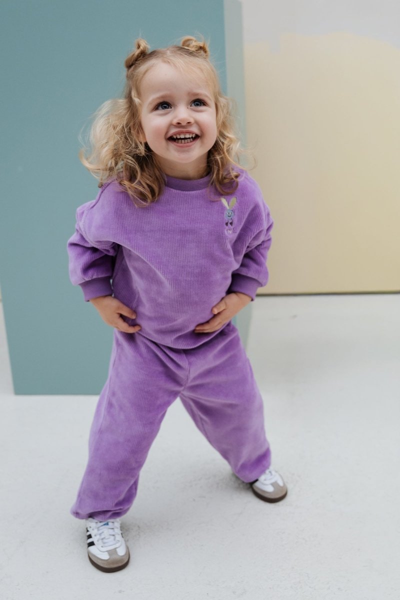 Bobbie Sweater Paars Bellflower - The New Chapter Store