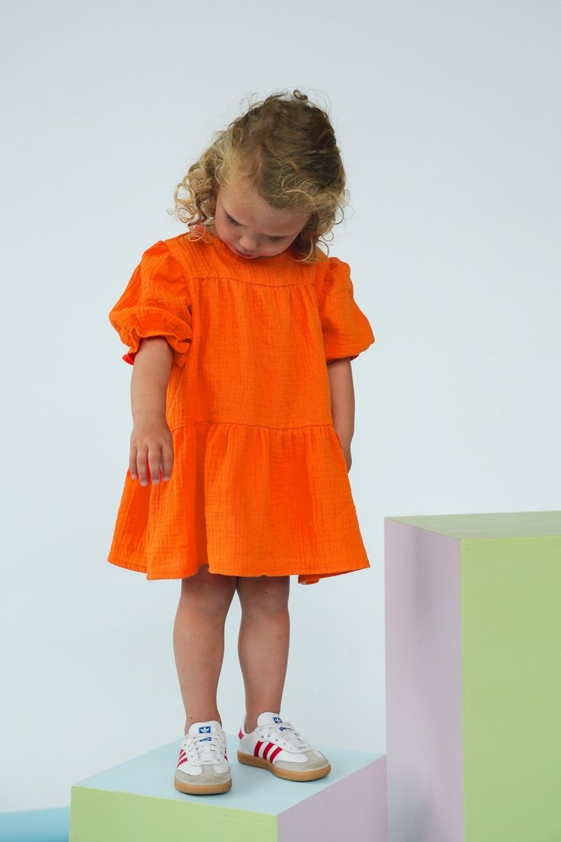 Coco jurk oranje Solshine - The New Chapter Store