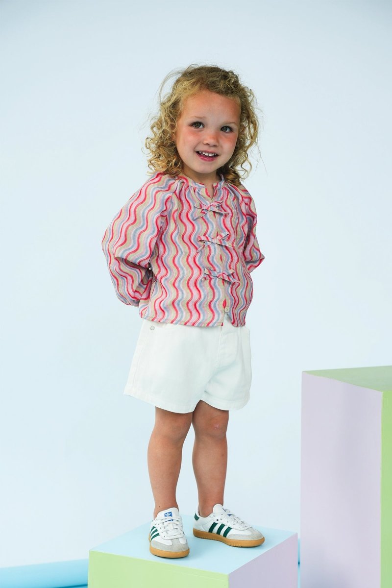 Izzy blouse groovy waves - The New Chapter Store