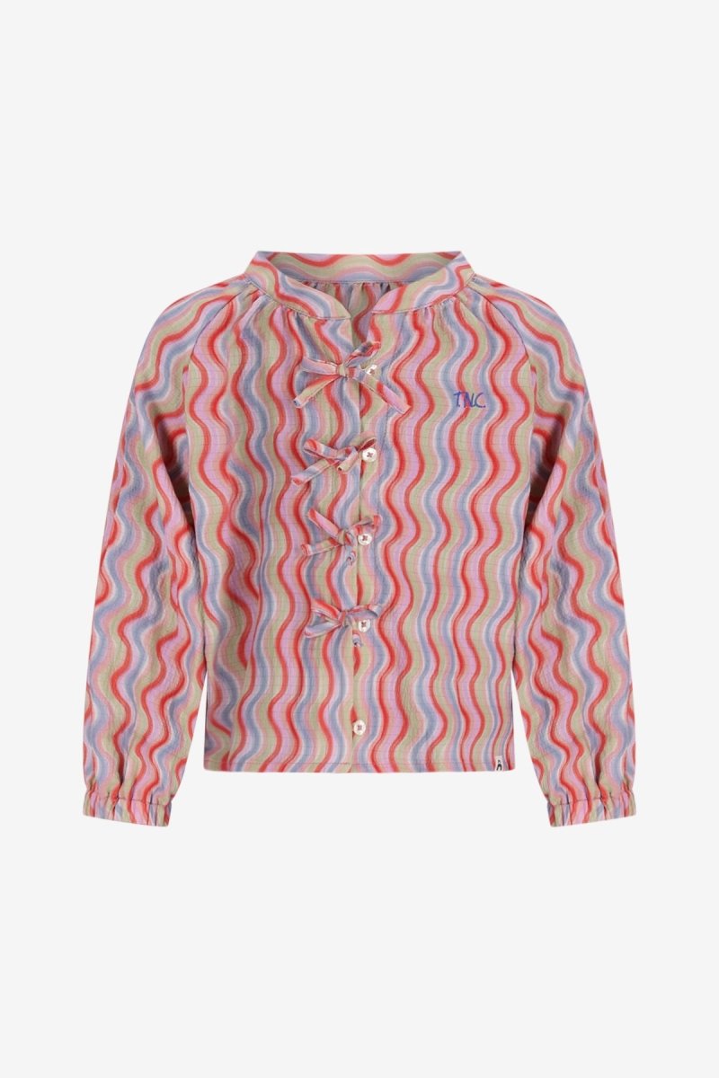 Izzy blouse groovy waves - The New Chapter Store