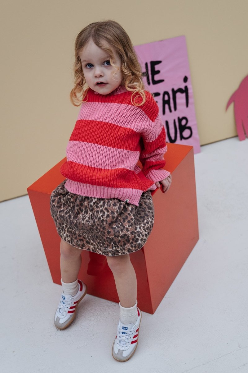 Jamie Knitted Sweater Roze Rood - The New Chapter Store