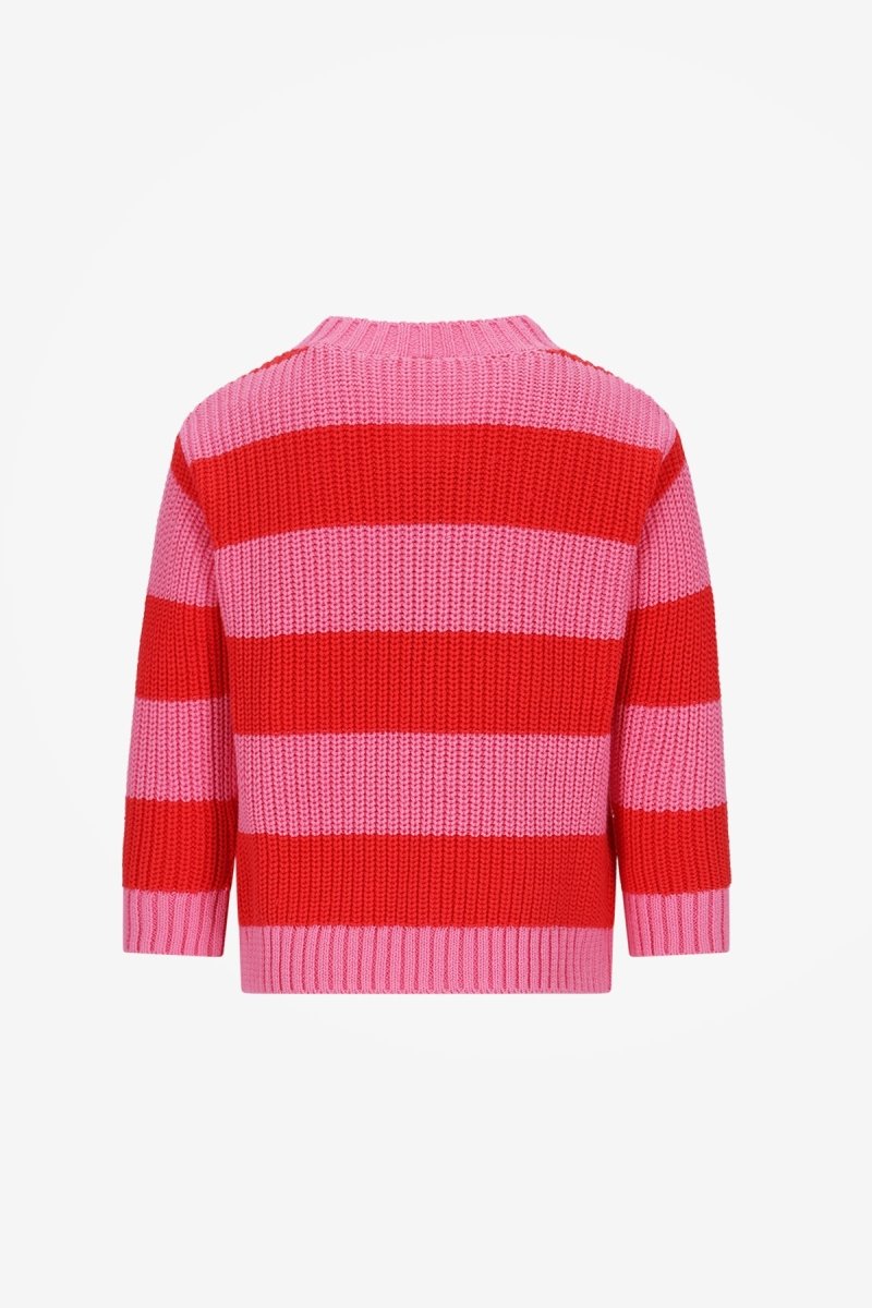 Jamie Knitted Sweater Roze Rood - The New Chapter Store