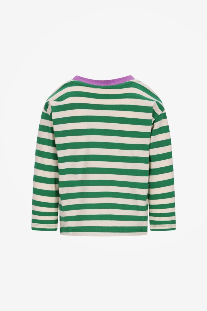Lou Longsleeve Strepen Groen/Wit - The New Chapter Store