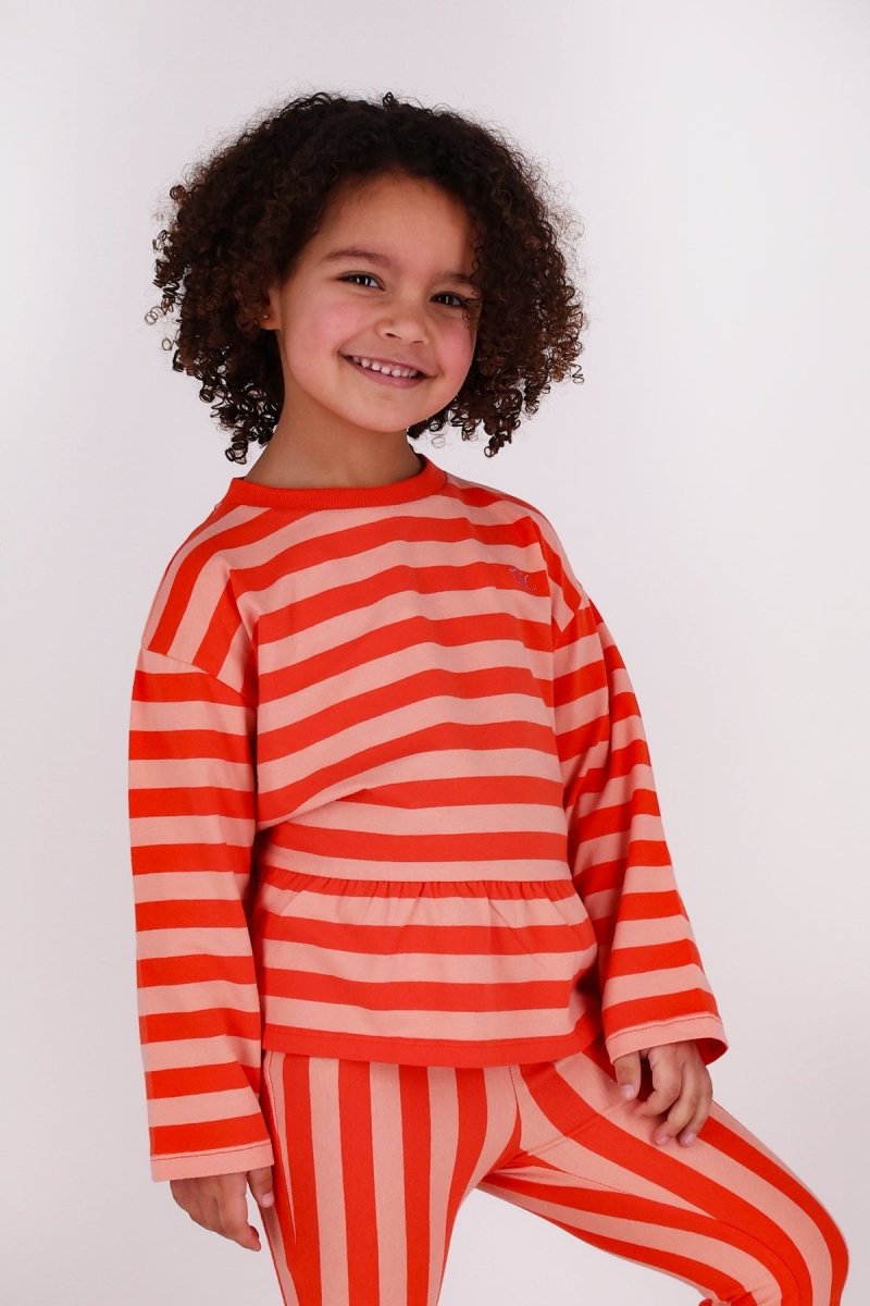 Loua T-shirt rood Giant steps - The New Chapter Store