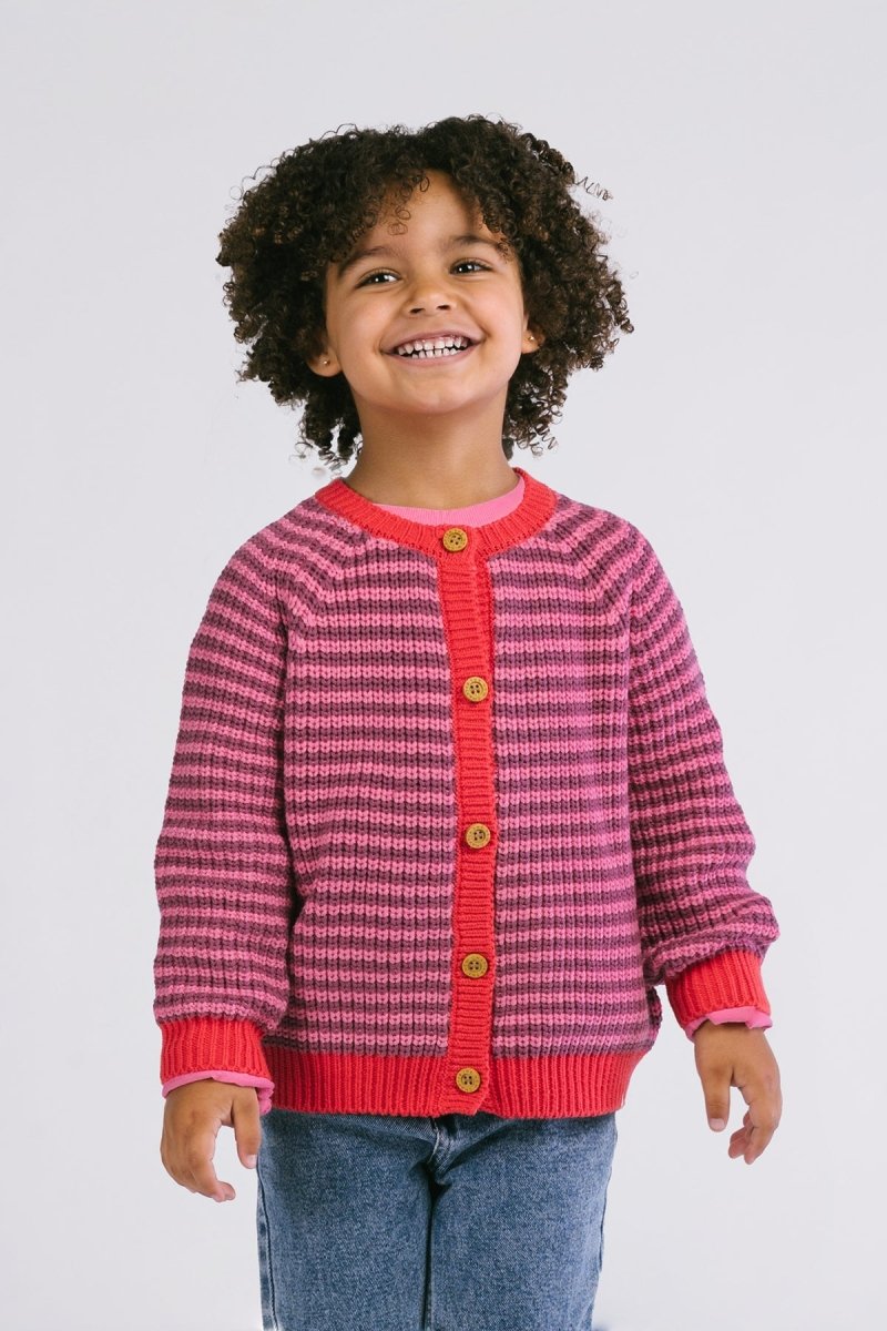 Miles Knitted Vest Roze - The New Chapter Store