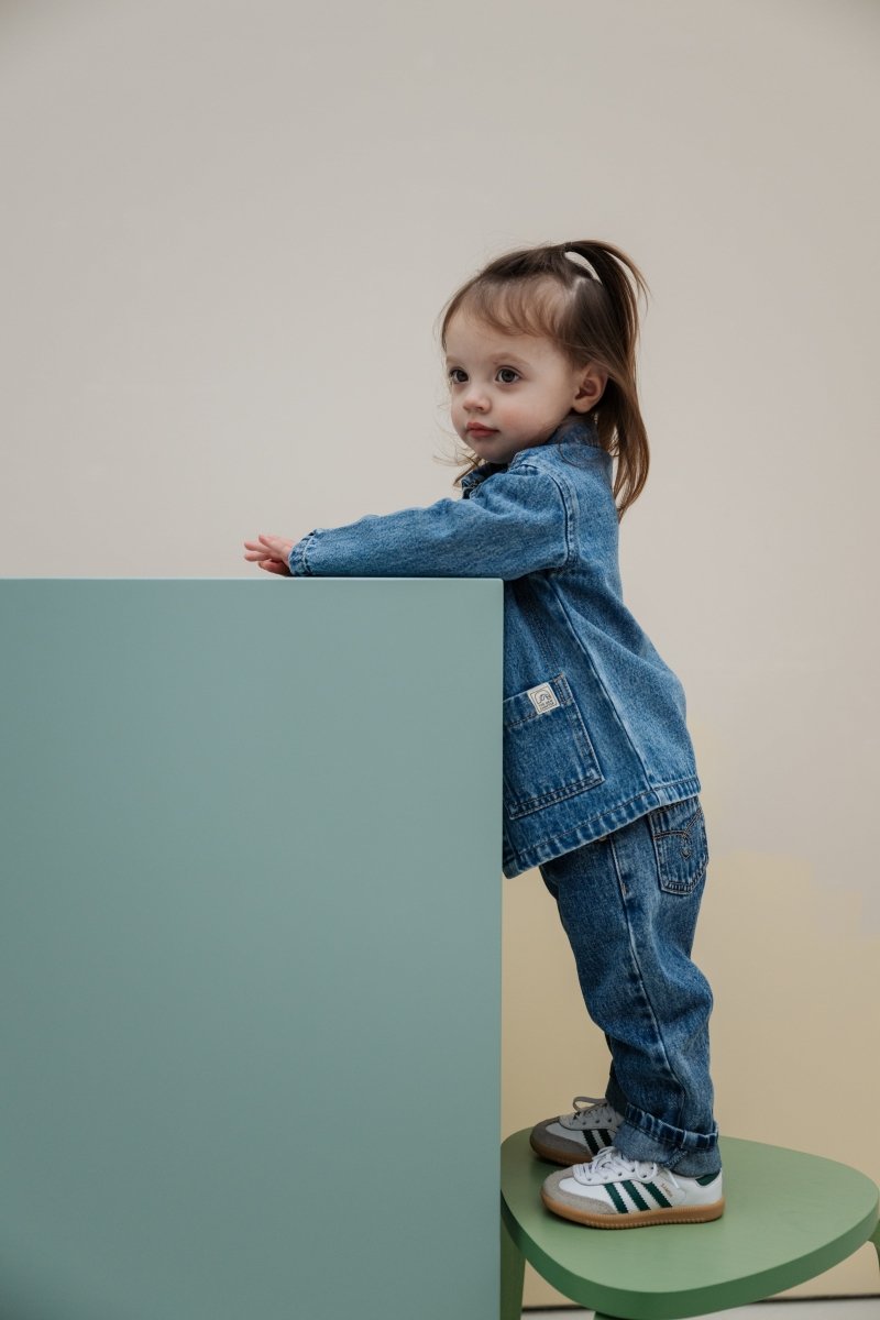 Noï The New Chapter denim jacket pink - The New Chapter Store