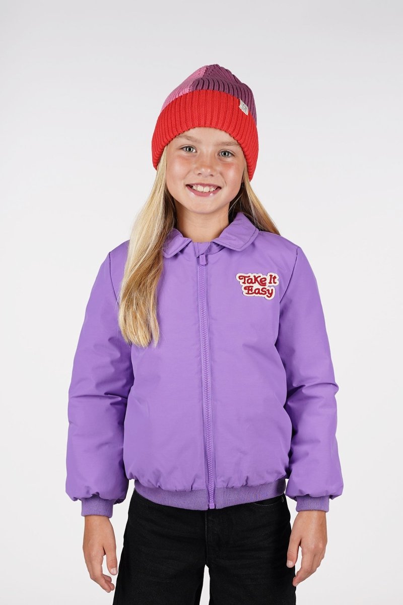 Rua Bomber Jacket Paars - The New Chapter Store