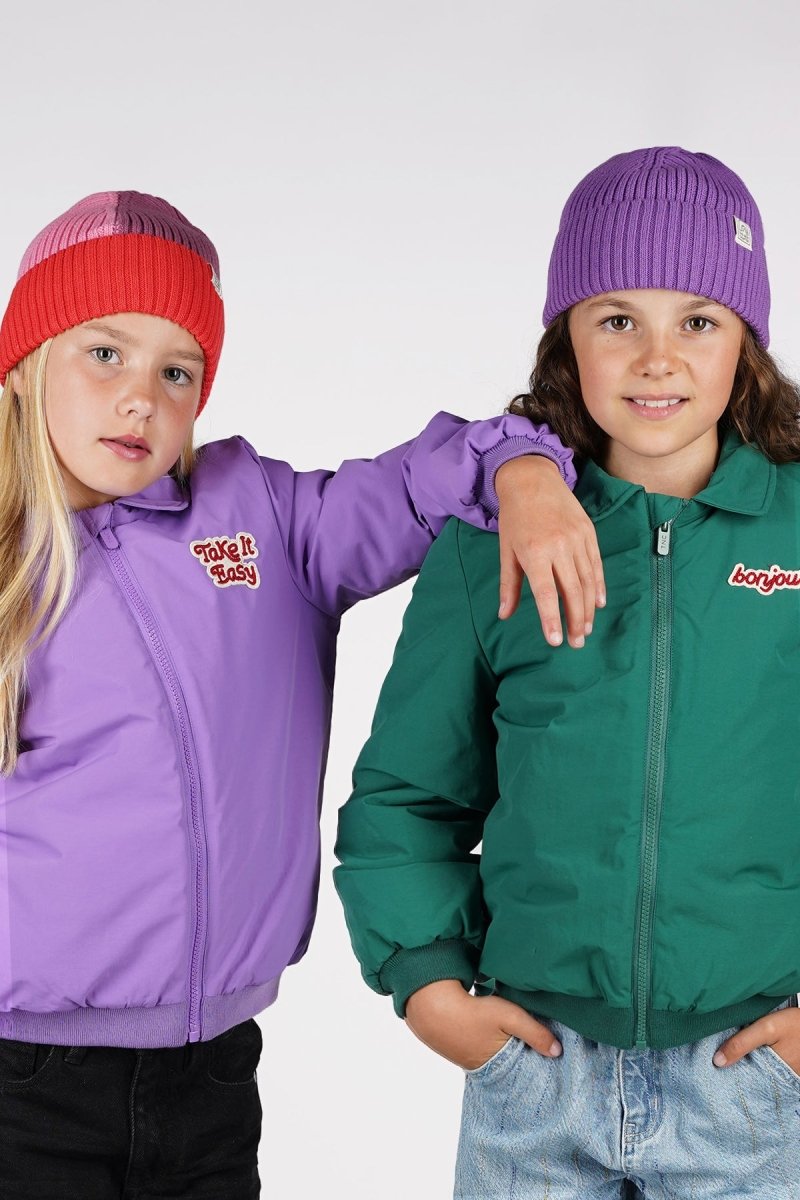 Rua Bomber Jacket Paars - The New Chapter Store