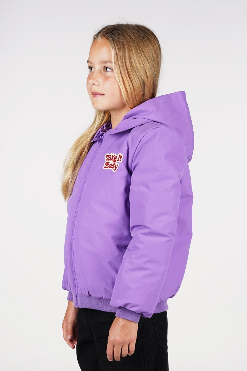 Rua Bomber Jacket Paars - The New Chapter Store