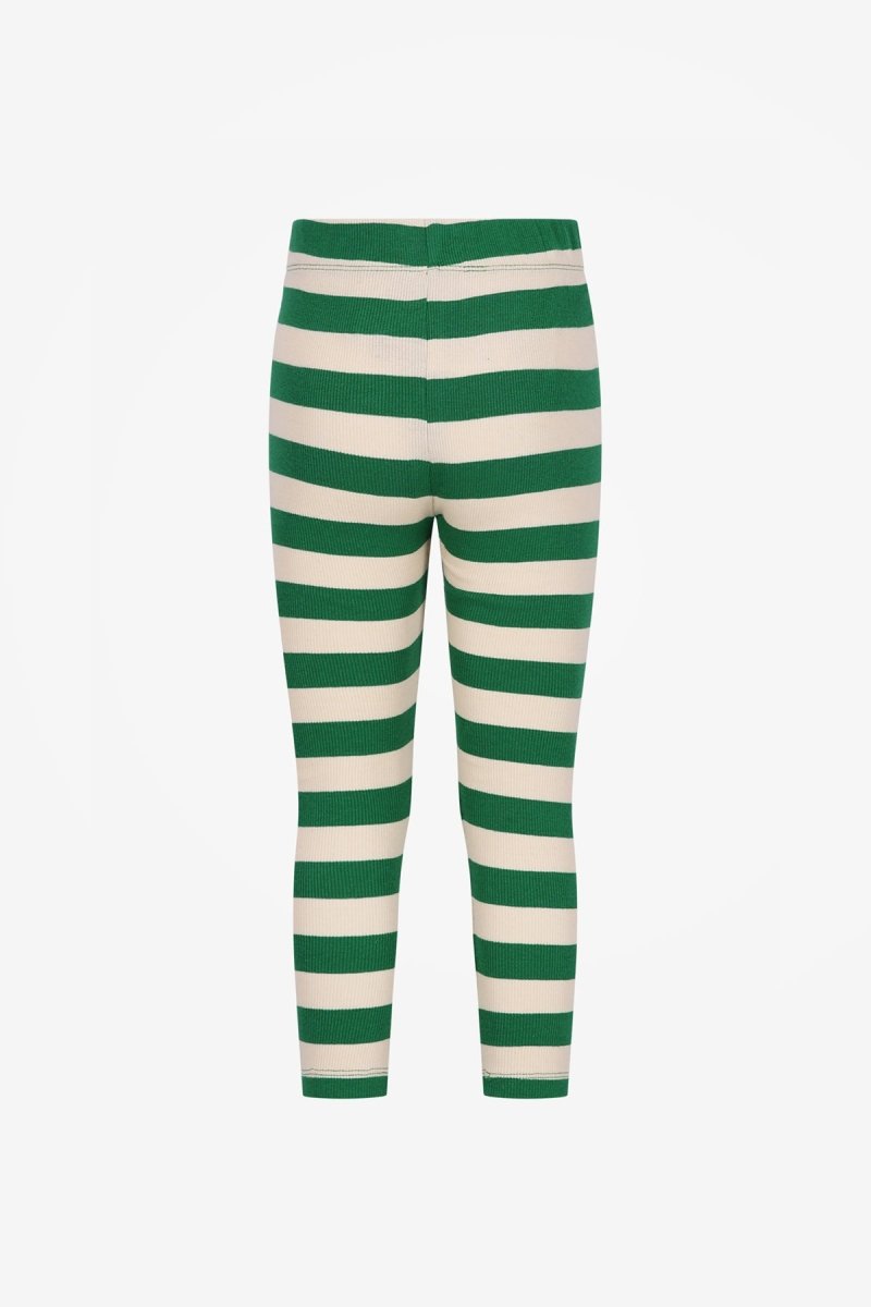 Zane Legging Strepen Groen/Wit - The New Chapter Store