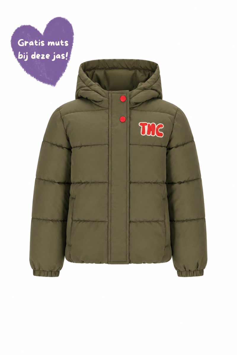 RAE JACKET DONKERGROEN