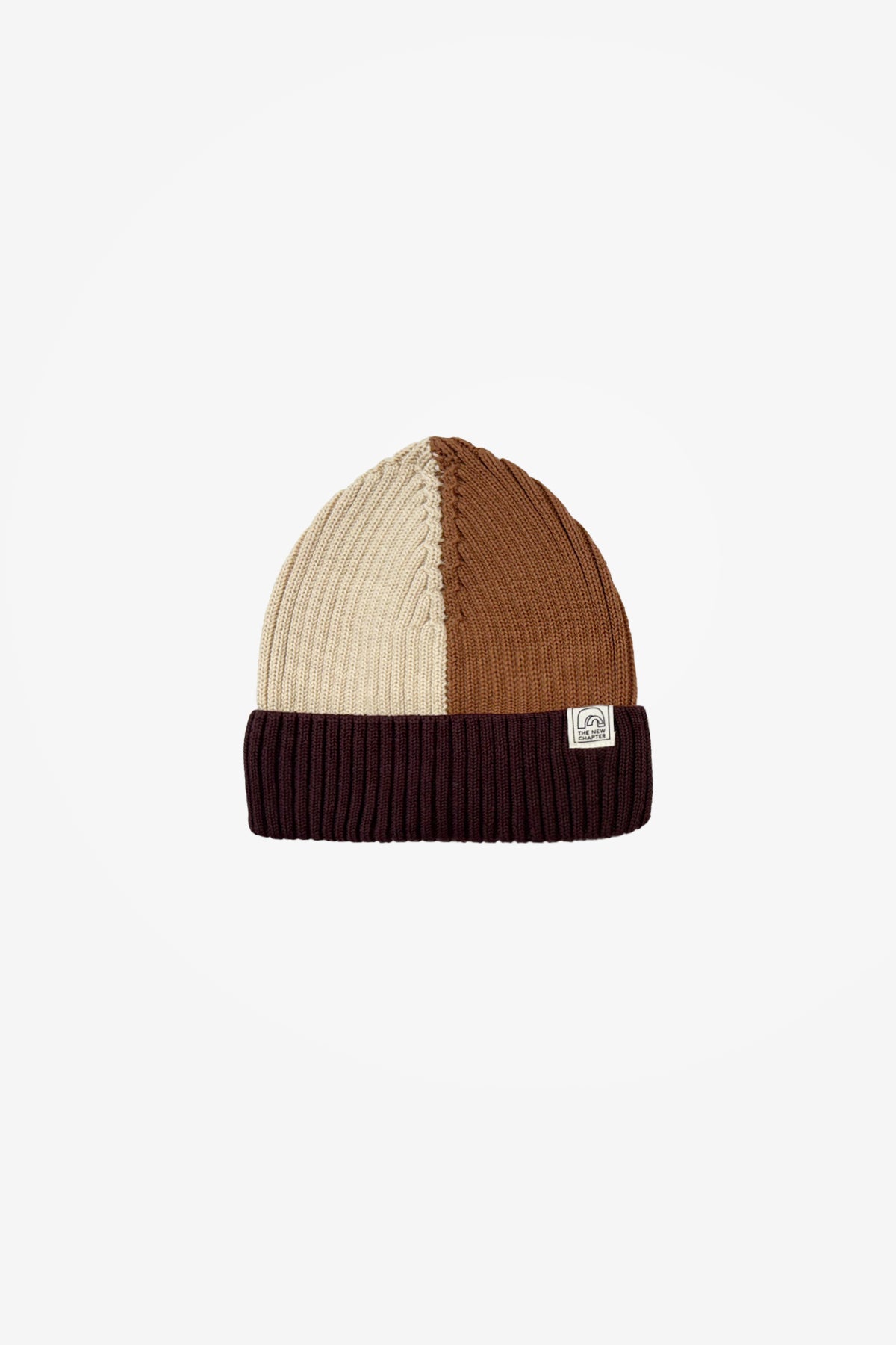 Jip Beanie Colorblock Bruin