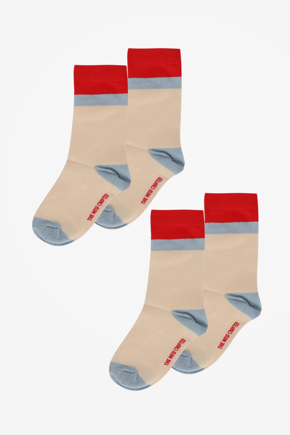 Vesper sokken beige two-pack Solshine