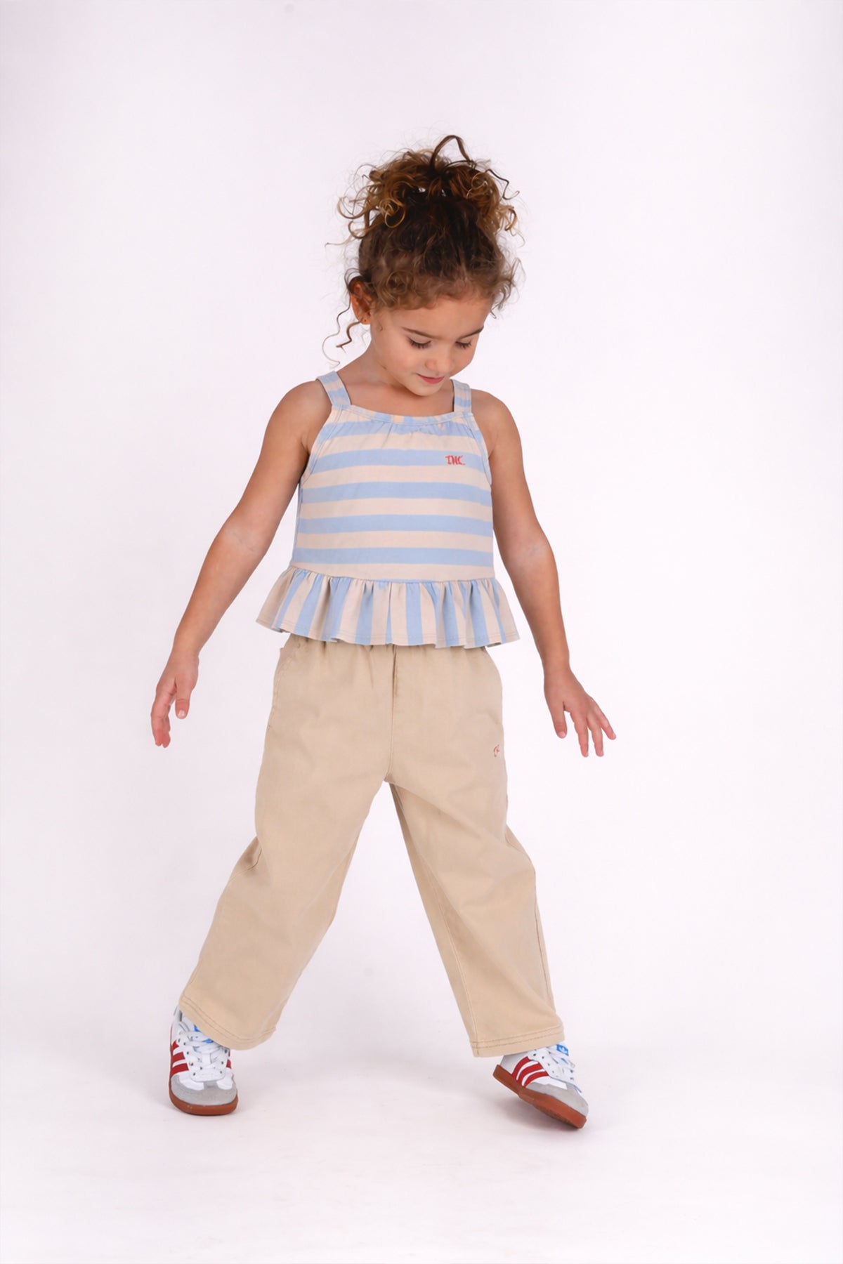 Julia top blauw Solshine