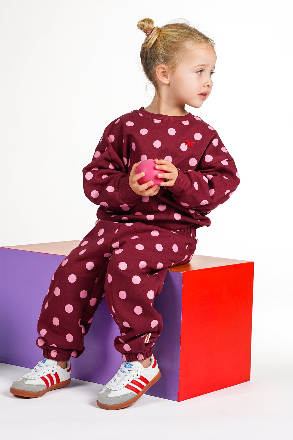 WOLF JOGGING PANTS POLKADOTS