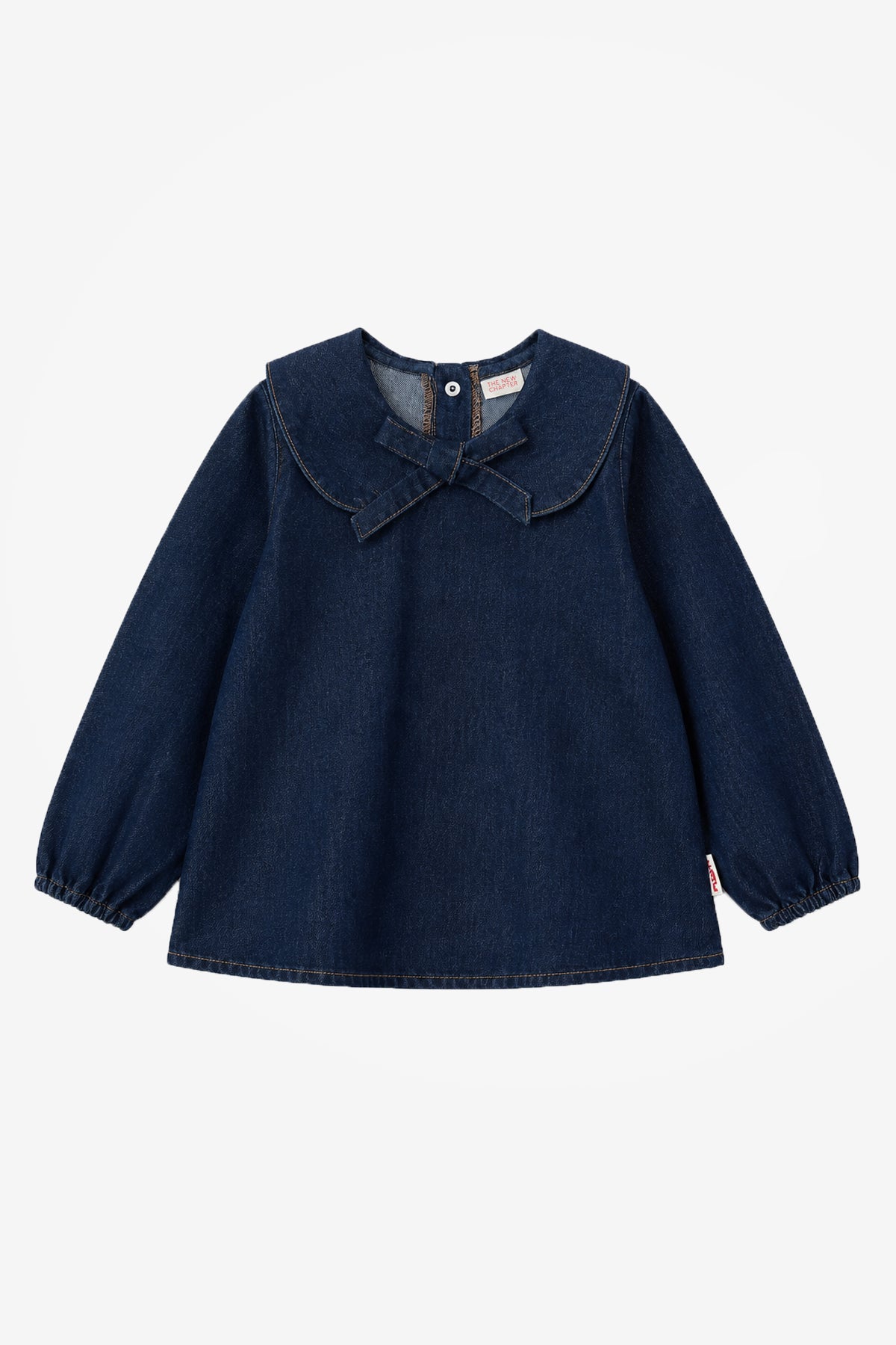 BAUKJE BLOUSE DONKERBLAUW BOLD COLORS