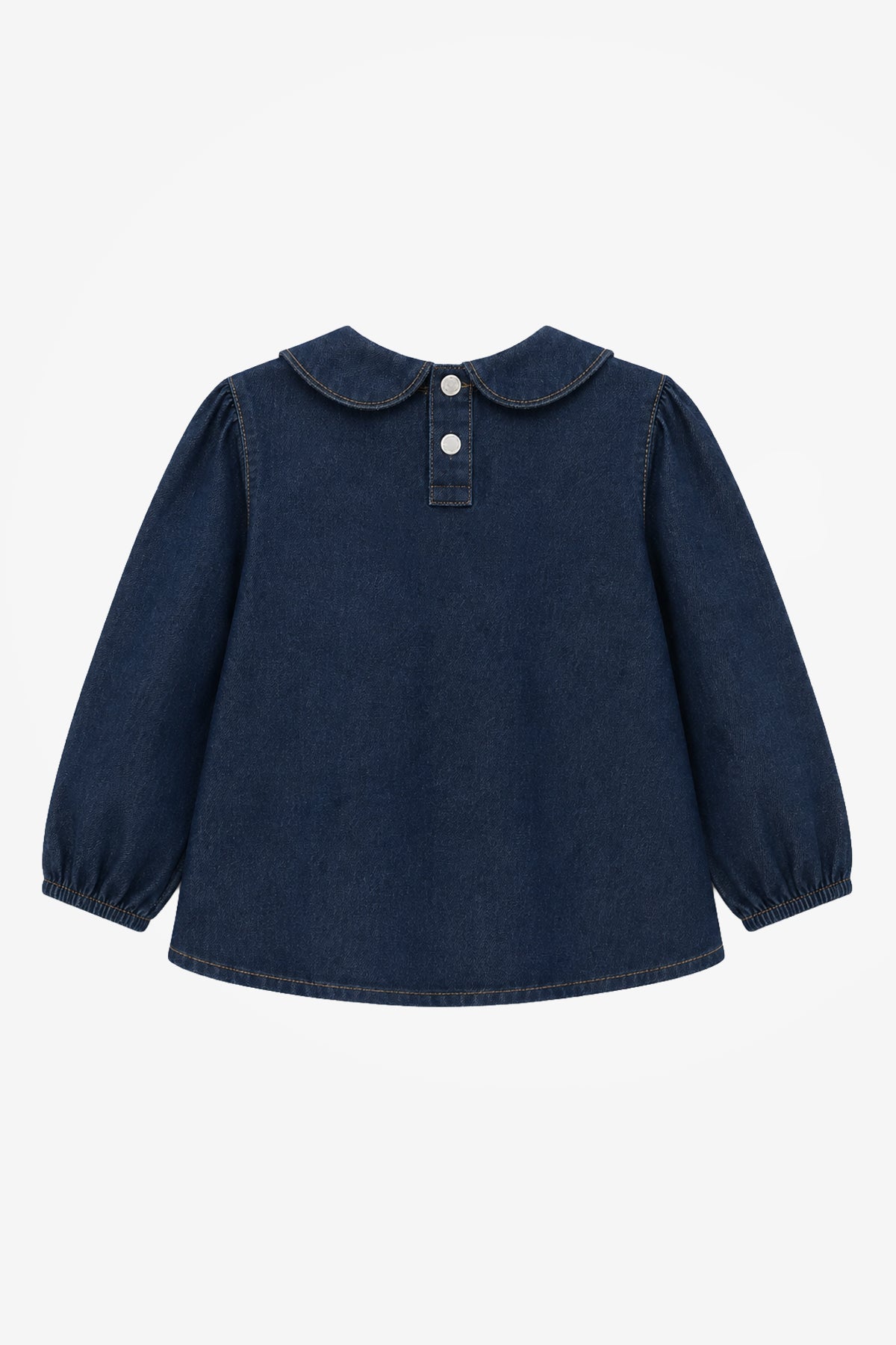 BAUKJE BLOUSE DONKERBLAUW BOLD COLORS