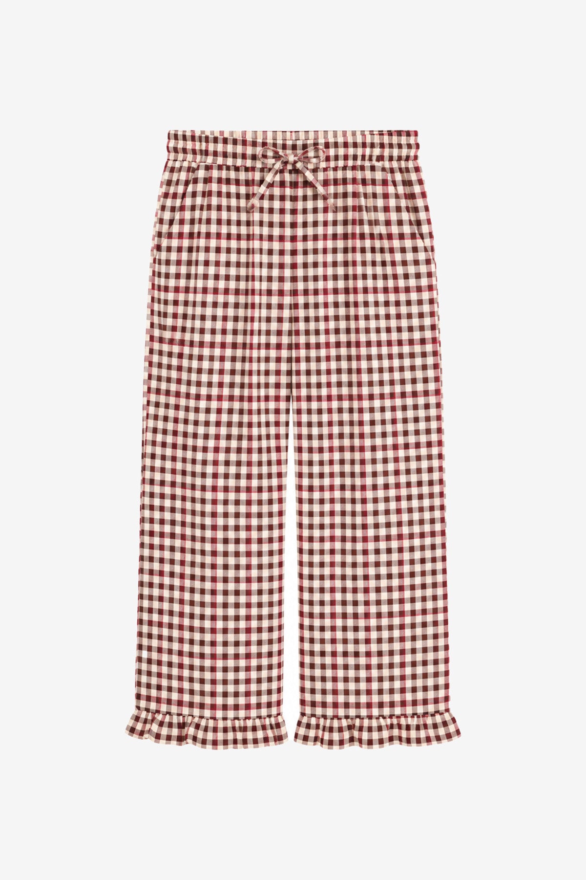 TATE TROUSERS BORDEAUX BOLD COLORS