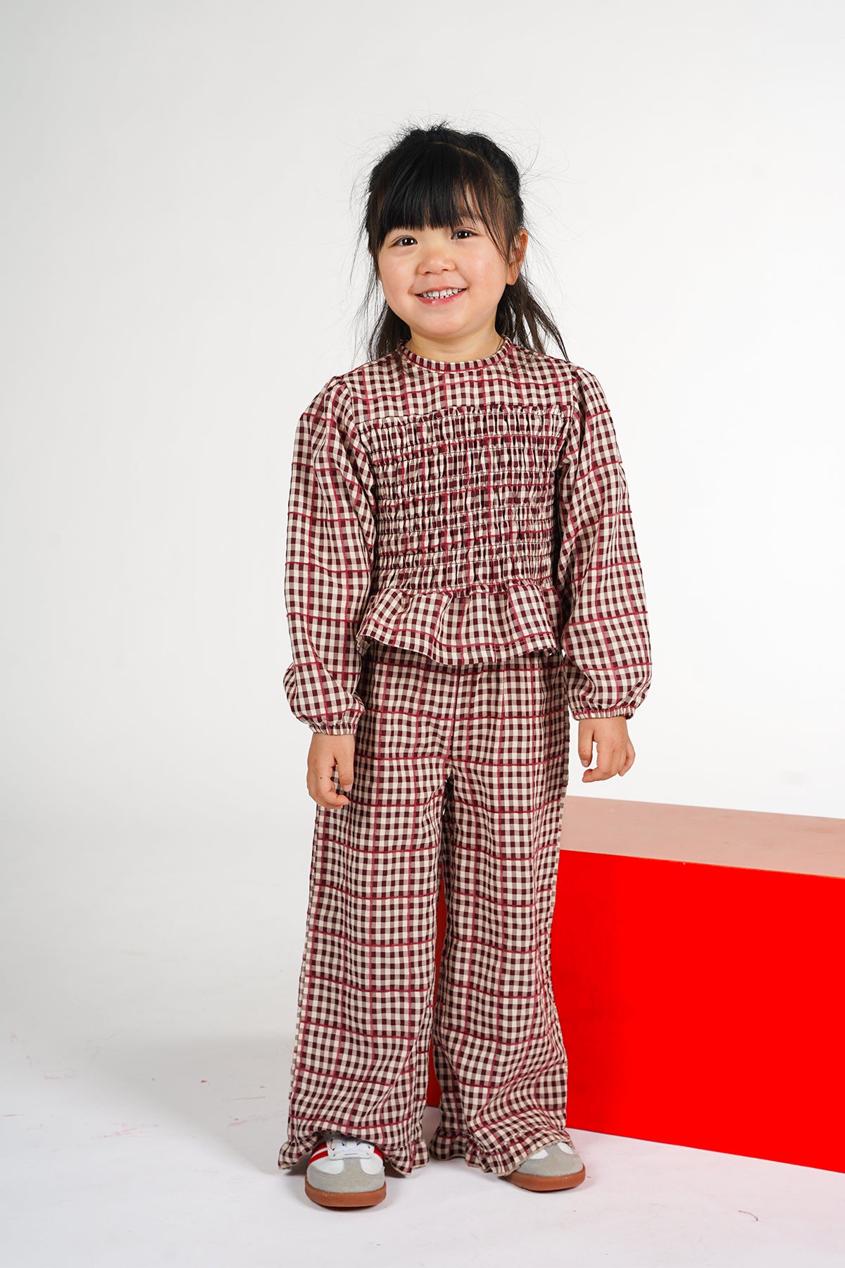TATE TROUSERS BORDEAUX BOLD COLORS