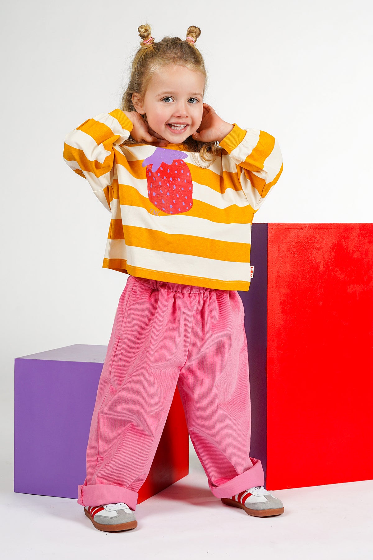 ATLAS TROUSERS ROZE BOLD COLORS