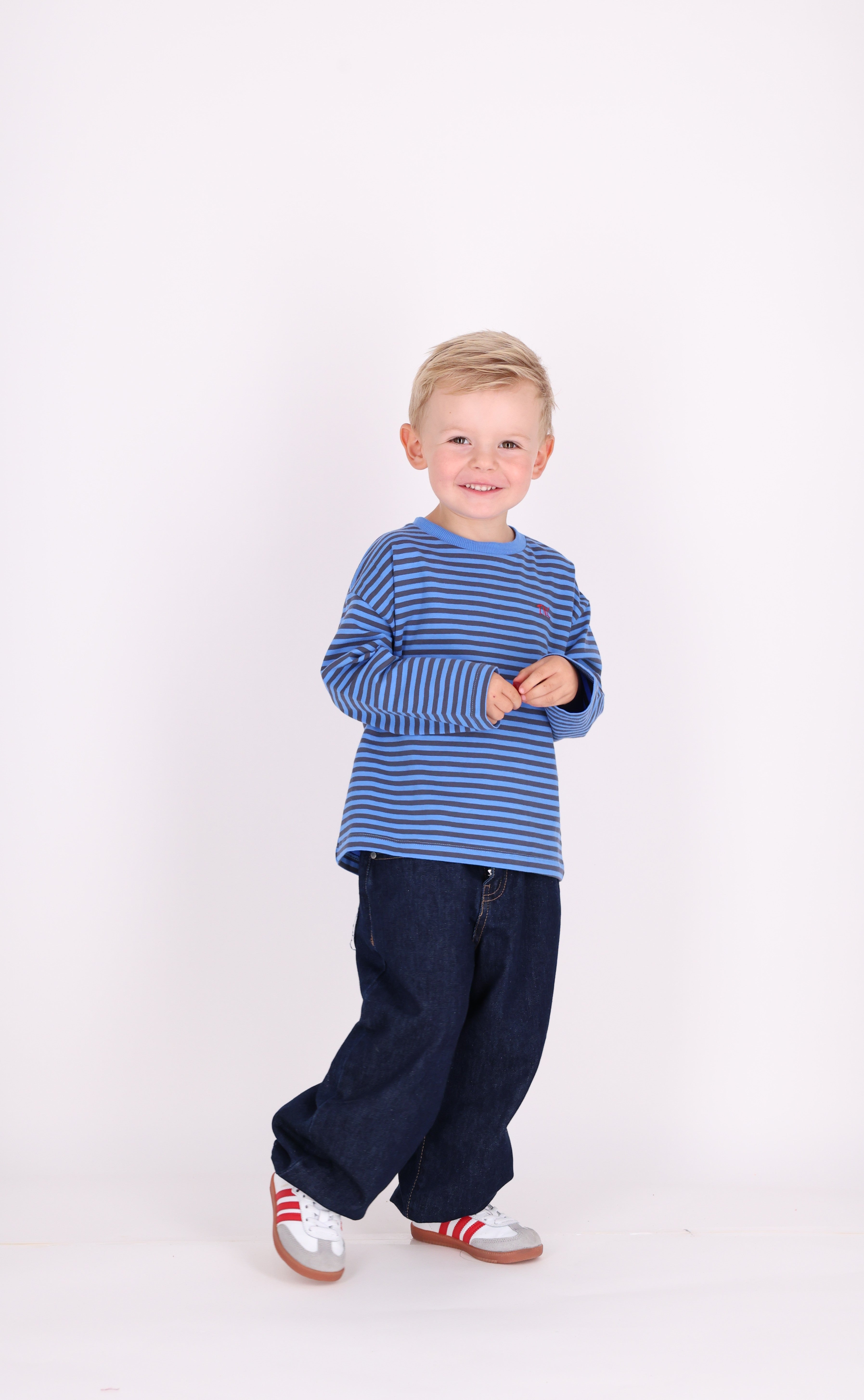 LOU LONGSLEEVE BLAUW FULL HOUSE