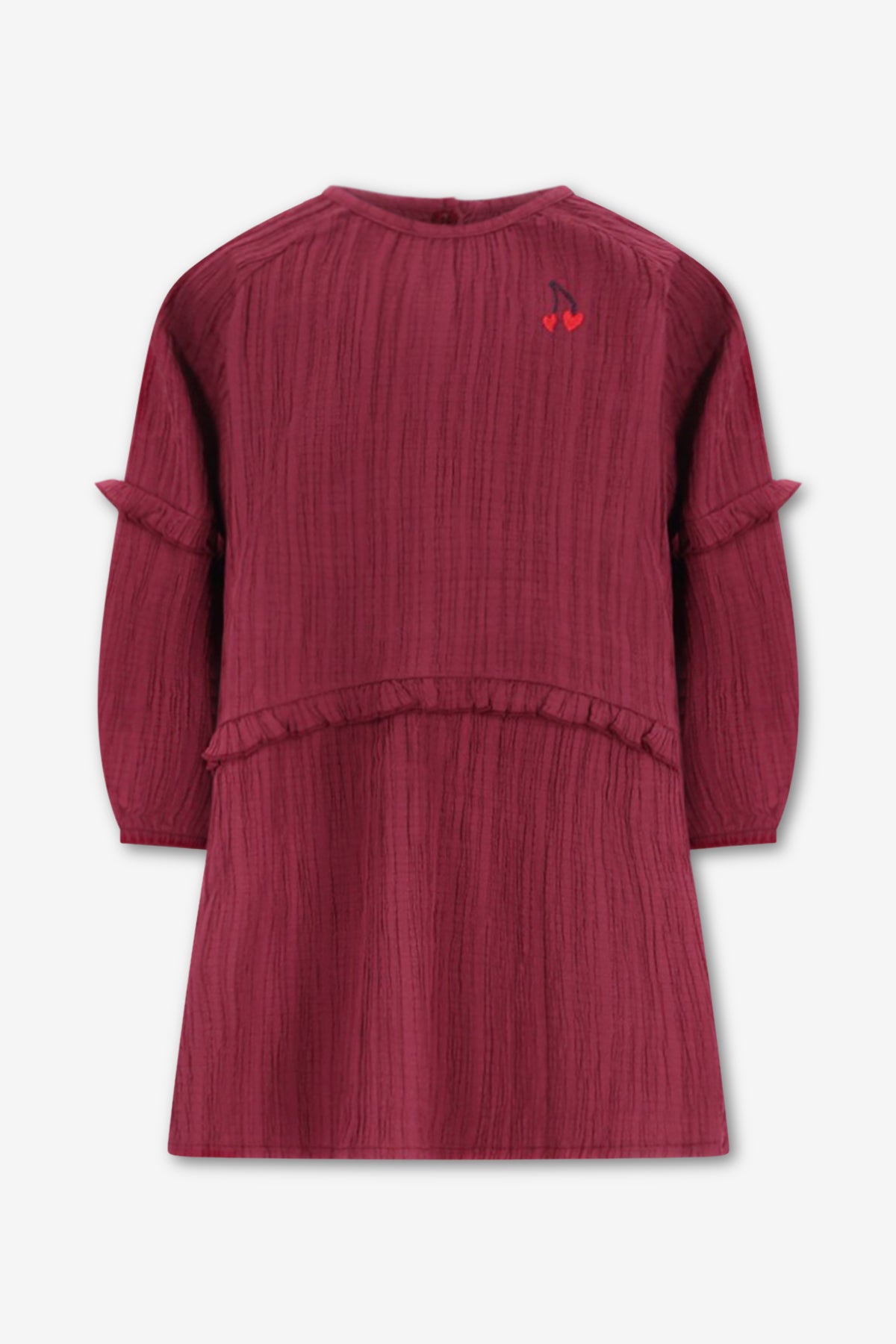 VALERIE DRESS BURGUNDY FULL HOUSE