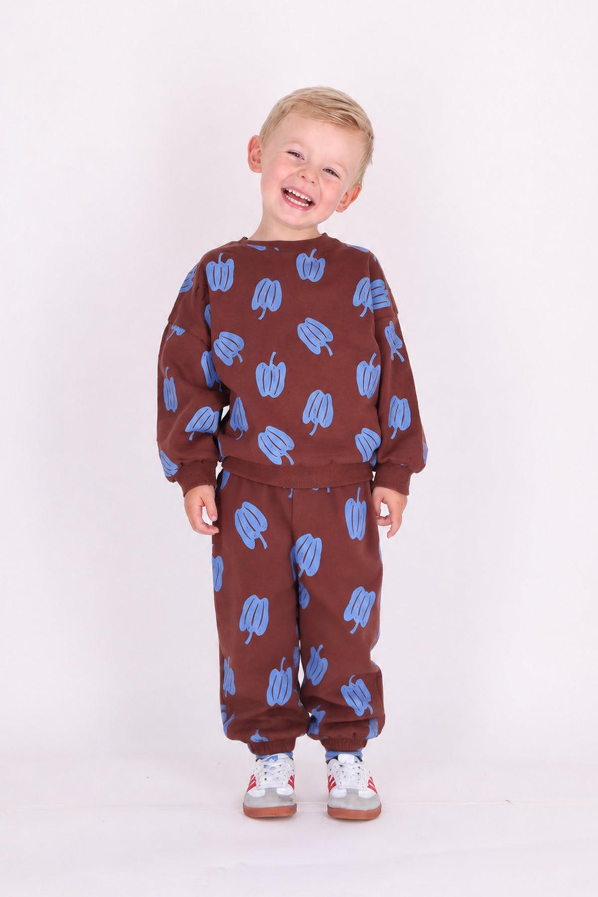 WOLF SWEATPANTS BROWN WILD AT HEART