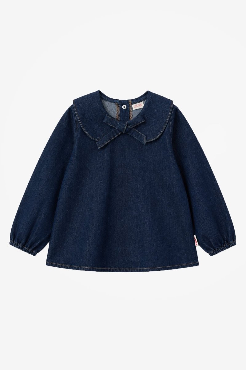 BAUKJE BLOUSE DONKERBLAUW BOLD COLORS - The New Chapter Store