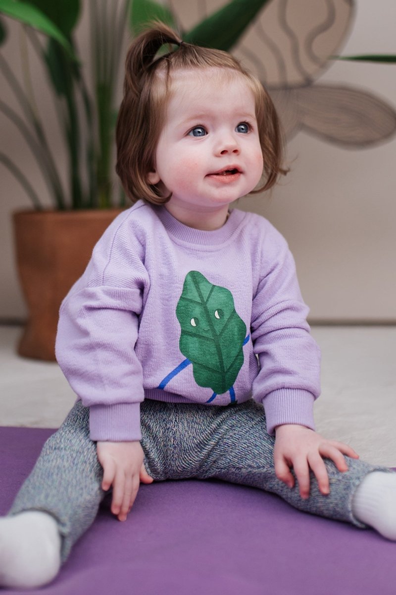 Benji Baby Sweater Paars - The New Chapter Store