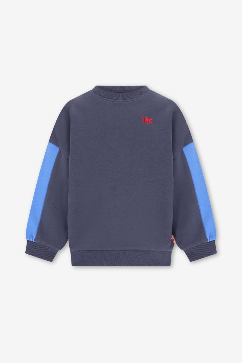BILLIE SWEATER DONKERBLAUW FULL HOUSE - The New Chapter Store