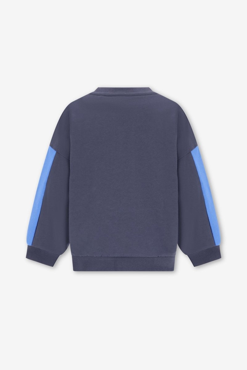 BILLIE SWEATER DONKERBLAUW FULL HOUSE - The New Chapter Store