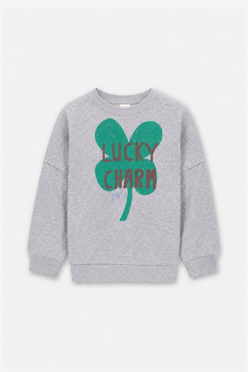 BILLIE SWEATER GRIJS WILD AT HEART - The New Chapter Store
