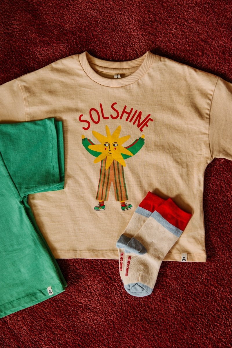 Bo T-shirt beige Solshine - The New Chapter Store