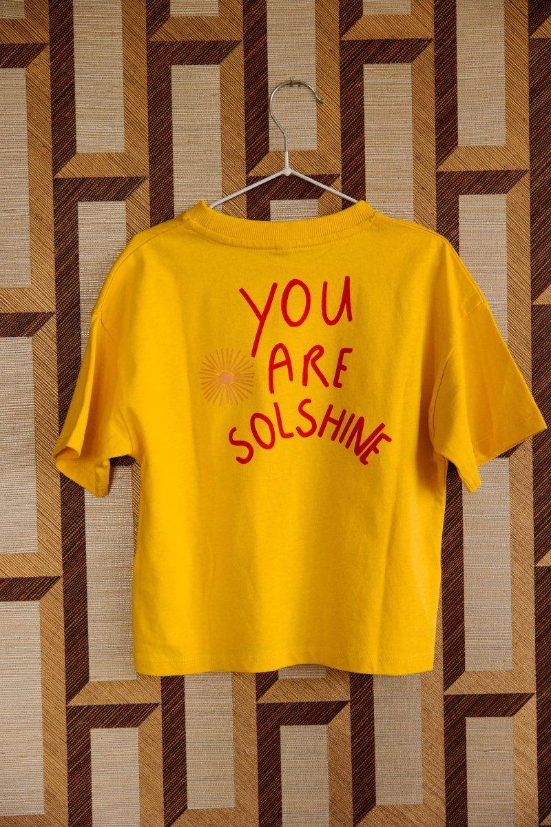 Bo T-shirt geel Solshine - The New Chapter Store