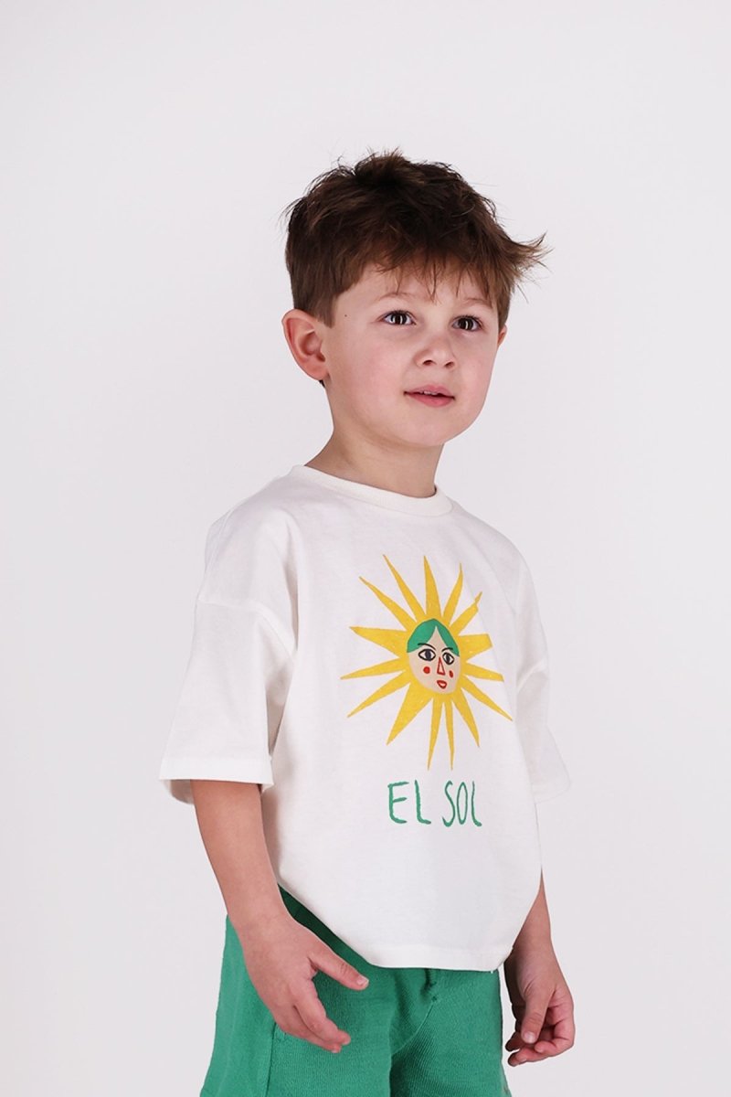 Bo T-shirt wit Solshine - The New Chapter Store