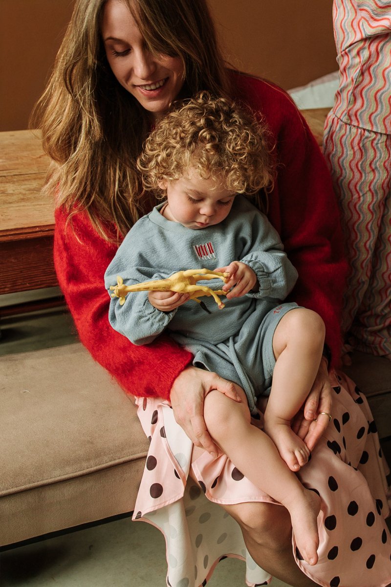 Bobbie sweater blauw Giant steps - The New Chapter Store