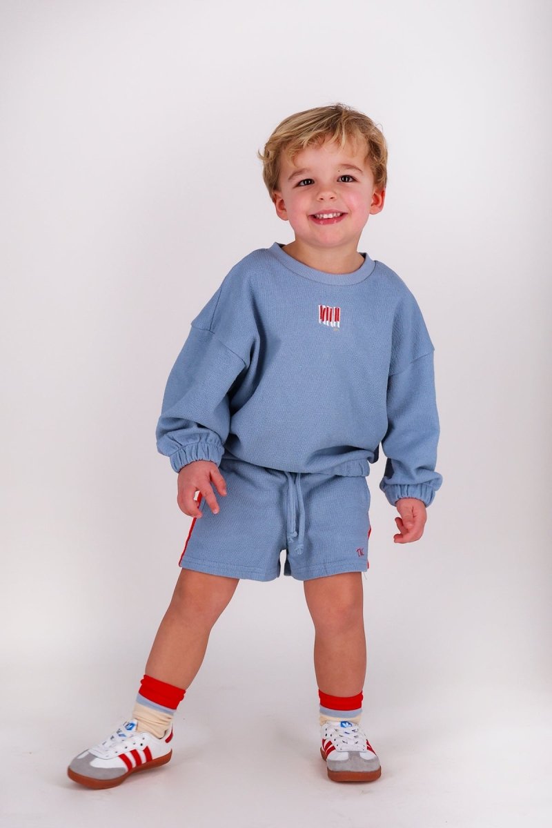 Bobbie sweater blauw Giant steps - The New Chapter Store