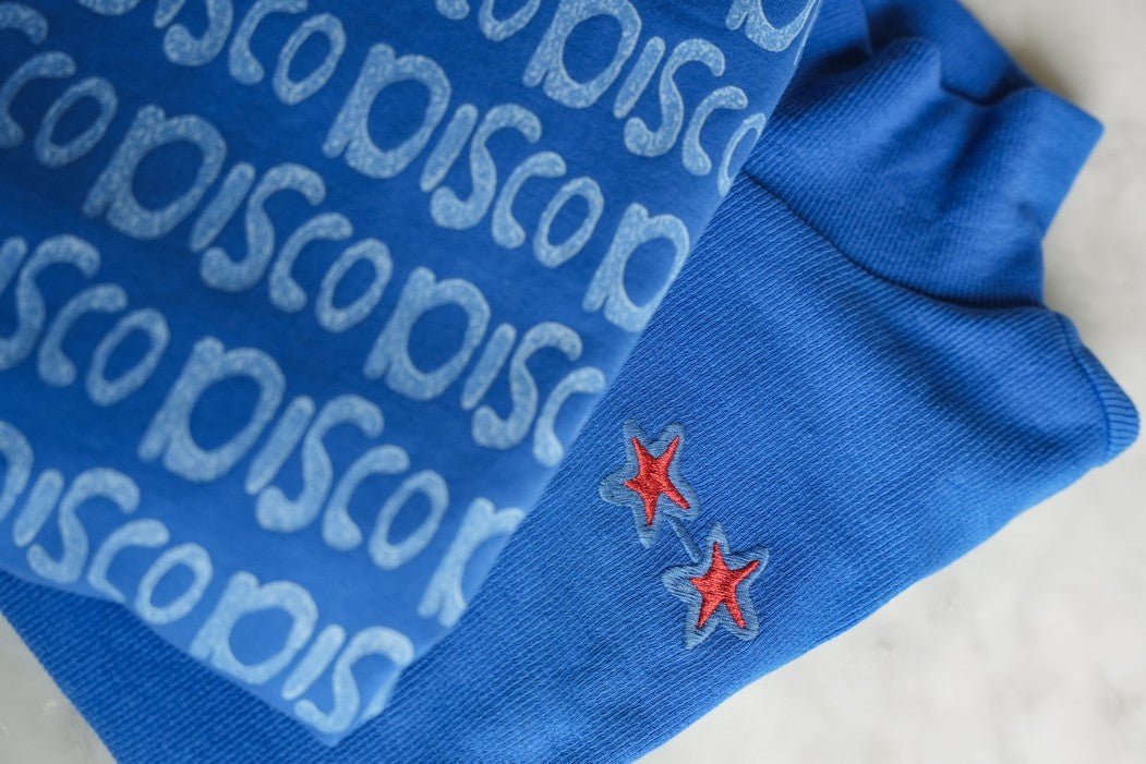 Bobbie Sweater Disco Blauw - The New Chapter Store