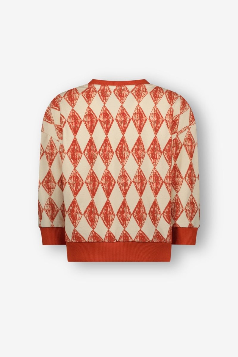 Bowe Sweater Rood Ruit - The New Chapter Store