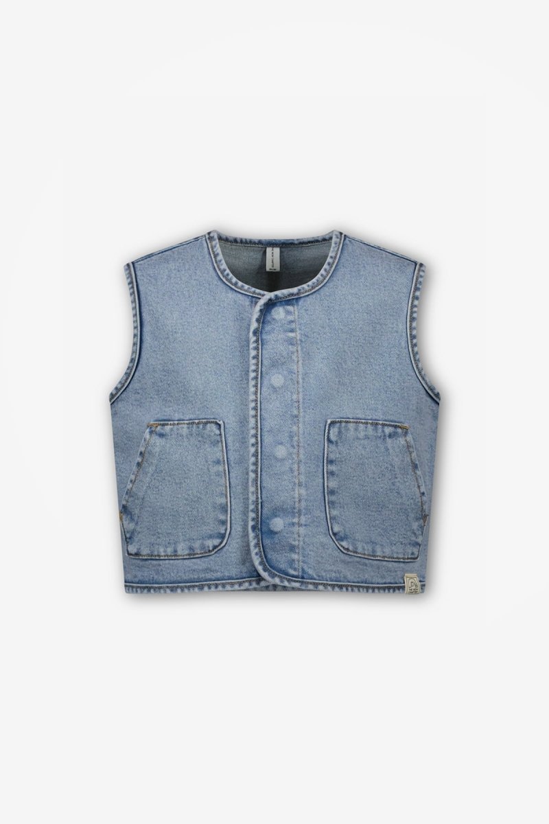 Claes gilet denim vacances - The New Chapter Store